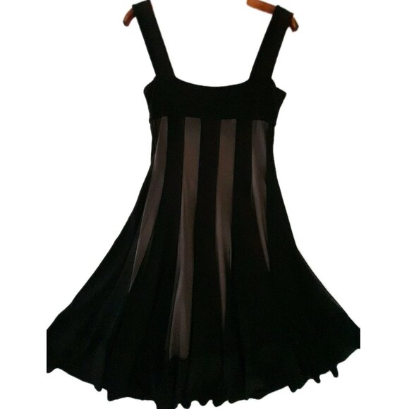 Maggie L Whimsigoth Cocktail Romantic Baby Doll Fit & Flare Panel Dress Size 4 - Picture 2 of 5
